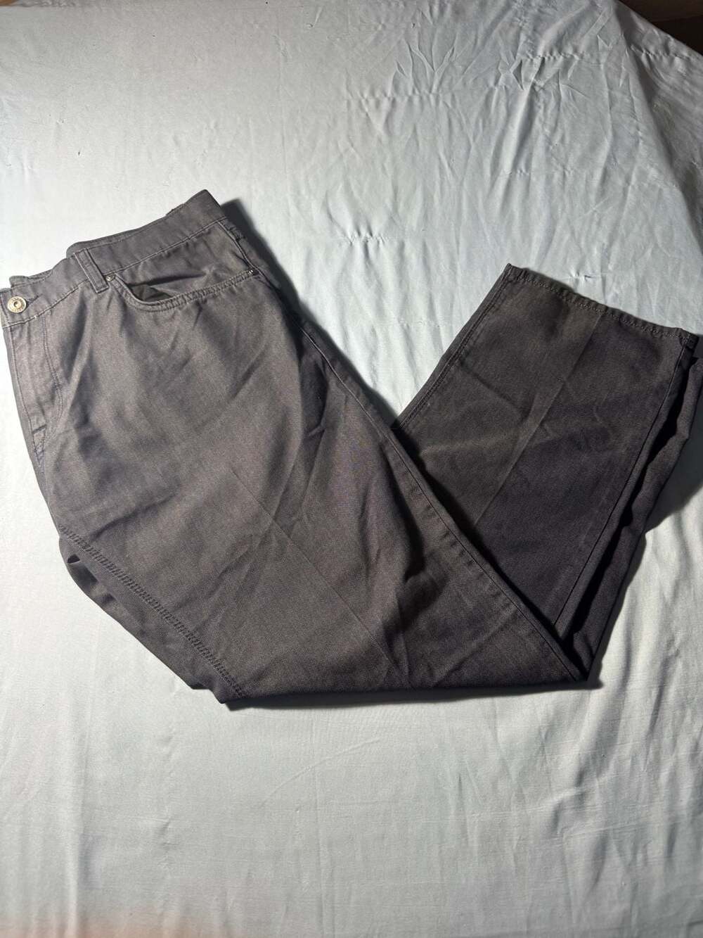 Hugo Boss Maine 1-10 Size 38/30 Twill Pants Gray